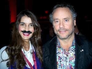 Esha Abrol (who  participated in raising funds for men's health, Movember this year) and  Canadian entrepreneur/philanthropist/former Dragon, Brett Wilson